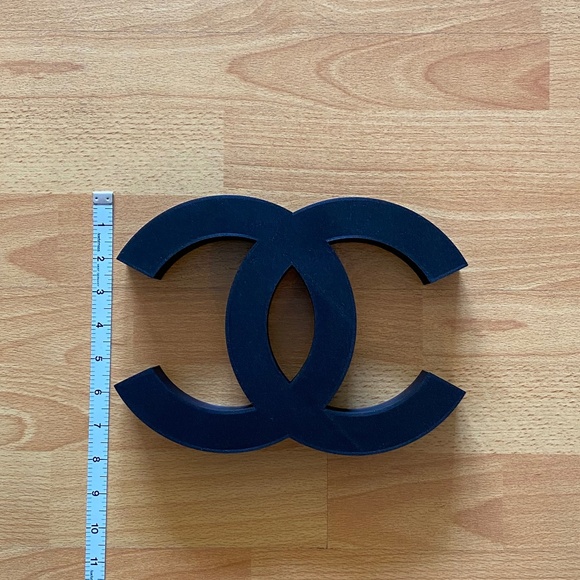 Rare Large CC Black Art Decor - Picture 4 of 6